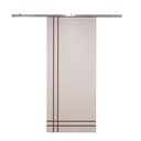 Ver imagem 2 de Porta de Correr Prime Frisada Kit Alumínio