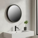 Ver imagem 4 de Espelho Redondo 60cm Moldura Alumínio Basic Reduna