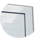 Ver imagem 4 de Porta Alumínio Lambril c/Friso c/Puxador D.Branco 90 Brimak