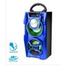 Caixa de Som Portátil Bluetooth Amplificada Microfone 867 Azul - 3