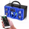 Mini Caixa Caixinha Som Exbom Cs146Bt Portátil Bluetooth Mp3 Azul - 3