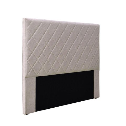 Cabeceira Cama Box King 195 Cm Dubai Linho S04 - D'Rossi Cor Areia