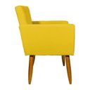 Ver imagem 3 de Poltrona Decorativa Nina Sala e Escritório Suede Amarelo