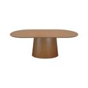 Ver imagem 3 de Mesa de Jantar Roma Oblongo 220x90cm - Amêndoa - Tampo 220x90cm Laminado Cinamomo