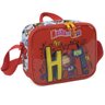 Mochila Infantil Rodinhas Masha e o Urso com Lancheira e Estojo Vermelho Luxcel - 6