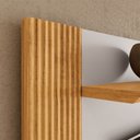 Ver imagem 5 de Painel TV até 55'' Ripado 158cm com Bancada Suspensa Savana D04 - D'Rossi