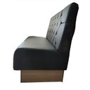 Ver imagem 2 de Poltrona Booth Luxo Preta 1.20m o Rei Das Poltronas