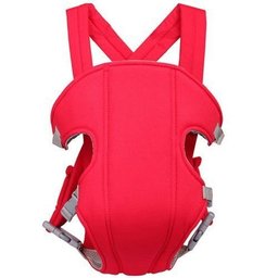 Canguru Carrega Bebê Ergonômico Passeio Vermelho - 2