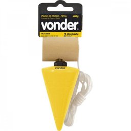 Prumo de centro de metal 400 g Vonder - 2