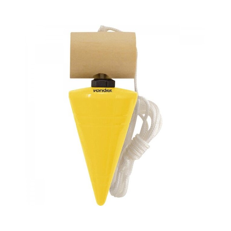 Prumo de centro de metal 400 g Vonder