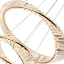 Ver imagem 4 de Lustre Pendente Nordecor Lezie 2737 Ouro Brilho Led Bivolt
