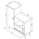 Ver imagem 4 de Balcão Fruteira com Porta para Fornos Xangai Art In Móveis