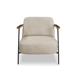 Poltrona Elisa Linho Boucle Bege - Lucadi Home - 8
