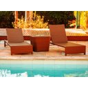 Ver imagem 5 de 2 Espreguiçadeiras Grécia e Mesa Grécia em Alumínio - Piscina, Jardim - Argila