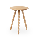 Ver imagem 1 de Mesa Lateral de Apoio em Madeira Maciça com Design Torneado