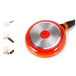 Jogos de Panelas Premier Orange 8 Peças Le Cook - 5