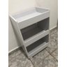 Carrinho Balcão Lavanderia & Área De Serviço 4 Rodas Brancas Nova Decor Carrinho auxiliar Multiuso - 6