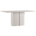 Ver imagem 2 de Mesa de Jantar Serena 180x90 cm com Vidro Off White - New Ceval