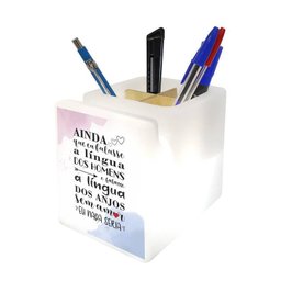 Organizador de Mesa Iluminado - a Língua Dos Anjos Decorfun Organizador Mesa, Organizador Mesa Ilumi - 1