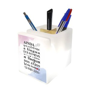 Organizador de Mesa Iluminado - a Língua Dos Anjos Decorfun Organizador Mesa, Organizador Mesa Ilumi