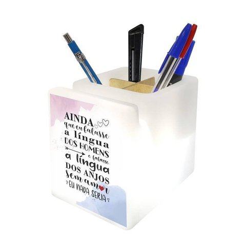 Organizador de Mesa Iluminado - a Língua Dos Anjos Decorfun Organizador Mesa, Organizador Mesa Ilumi