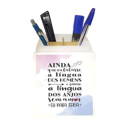 Organizador de Mesa Iluminado - a Língua Dos Anjos Decorfun Organizador Mesa, Organizador Mesa Ilumi - 2