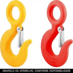 Gancho de aço com olhal 50 toneladas 3/4" com trava Vonder - 1