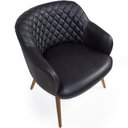 Ver imagem 2 de Kit 2 Poltronas Jade Pés Palito Corano Black - Casaepoltrona