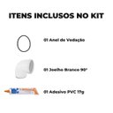 Ver imagem 3 de Joelho 90º Esgoto 50mm Pvc + Anel de Vedação Dn50 + Adesivo Pvc Incolor Bisnaga 17g