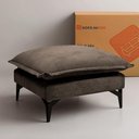 Ver imagem 1 de Chaise Modular Boma 60x70x40cm Boucle Marrom Sofá Inbox