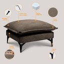 Ver imagem 3 de Chaise Modular Boma 60x70x40cm Boucle Marrom Sofá Inbox
