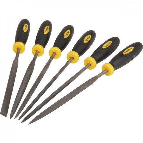 Jogo de limas agulha com cabo com 6 peças Vonder