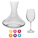 Ver imagem 1 de Kit 1 Decanter Cristal Bohemia com 6 Taças e 6 Marcadores