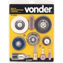 Ver imagem 2 de Jogo de pontas montadas e escova com 10 peças Vonder