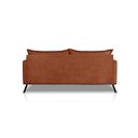 Ver imagem 2 de Sofá 2 Lugares Decorativo Atlas 1,60cm Pés Retro Linho Boucle Terracota 3201 - Vimont Moveis