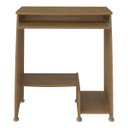 Ver imagem 5 de Mesa Escrivaninha para Computador com Prateleira Retrátil Pixel Pinho