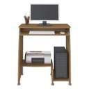 Ver imagem 6 de Mesa Escrivaninha para Computador com Prateleira Retrátil Pixel Pinho