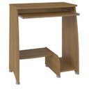 Ver imagem 1 de Mesa Escrivaninha para Computador com Prateleira Retrátil Pixel Pinho
