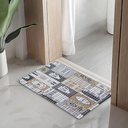 Ver imagem 2 de Tapete Passadeira Capacho Emborrachada Antiderrapante 0,65x1,00 Home