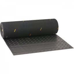 Piso de borracha antiderrapante tipo riscado 25 mm preto Vonder - 1