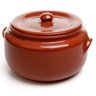 Caçarola Panela com Tampa de Barro Ceramica Vermelha Motta Tipo Capixaba 5 Litros - 1