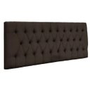 Ver imagem 1 de Painel Cabeceira Dubai para cama box-1,28 Mt-Suede Marrom