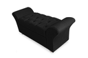 Ver imagem 1 de Recamier Calçadeira Baú Veneza Queen 160 cm Suede Preto