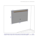 Ver imagem 3 de PAINEL PARA TVS DE ATÉ 50 POLEGADAS KENZO CINAMOMO