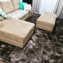 Ver imagem 2 de Tapete Peludo Marrom Mesclado 2,40Mx2M