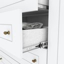 Ver imagem 7 de Berço Multifuncional Atlanta e Guarda Roupa 6 Portas Mississipi Branco Fosco Henn - Reller