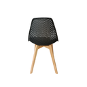 Ver mais imagens de Cadeira Charles Eames Colmeia Solid Wood 131ppf Preto