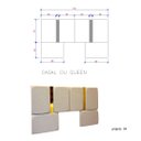 Ver imagem 4 de Cabeceira Estofada em Linho com Acrílico Espelhado