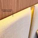 Ver imagem 3 de Cabeceira Estofada em Linho com Acrílico Espelhado