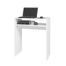 Mesa Notebook Pequena de Estudo para Quarto 67 Cm MDP Branco - BBS - 1